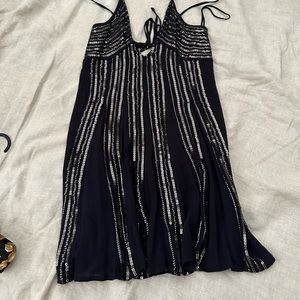 Free People mini sun dress - Black with Sequin